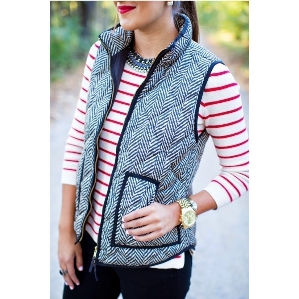 J. CREW Women's Excursion Down Filled Quilted Puffer Vest